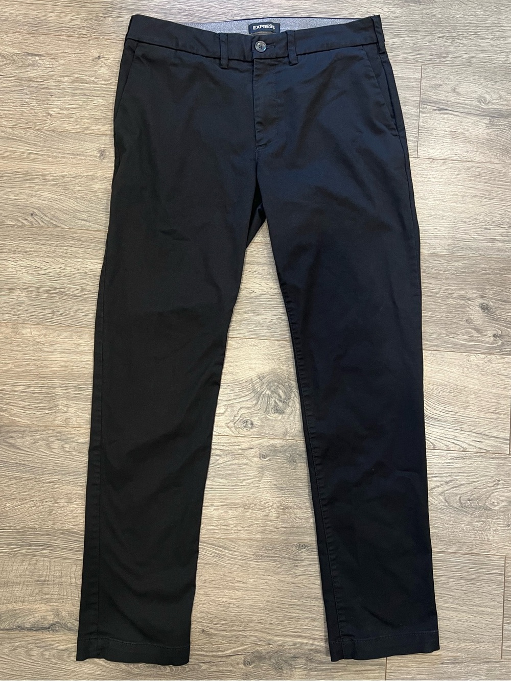 Express Men’s Black Slim Fit Chinos